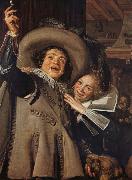 Frans Hals Young Man and Woman in an Inn oil painting reproduction